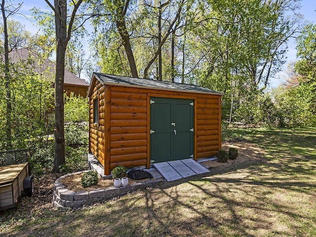 25533 Heritage Ln, Wyoming, MN 55092 - view of shed