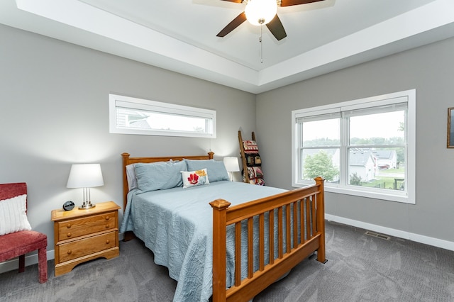 2745 Sand Trap Rd SE, Rochester, MN 55904 - carpeted bedroom featuring baseboards and a ceiling fan