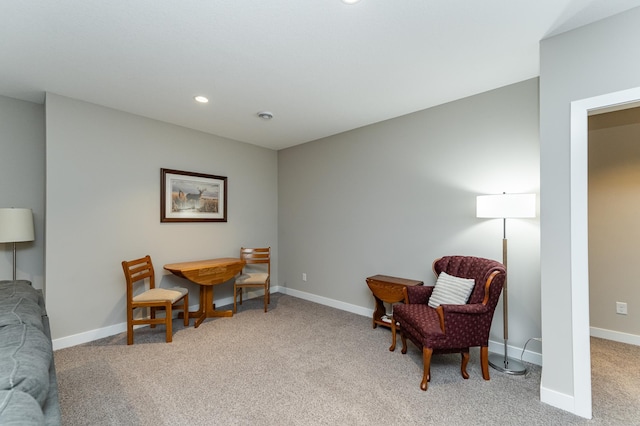 2745 Sand Trap Rd SE, Rochester, MN 55904 - sitting room featuring carpet and recessed lighting