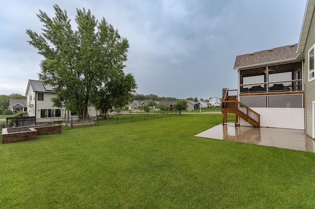 2745 Sand Trap Rd SE, Rochester, MN 55904 - view of yard with a patio, stairs, and a residential view