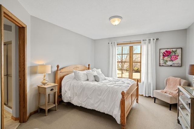 8051 Enclave Bay, Woodbury, MN 55125 - bedroom featuring light colored carpet and baseboards