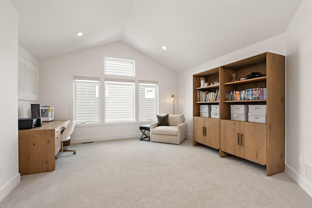 16942 47th Pl N, Plymouth, MN 55446 - office area with light carpet and vaulted ceiling