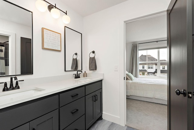16942 47th Pl N, Plymouth, MN 55446 - full bathroom with connected bathroom and double vanity