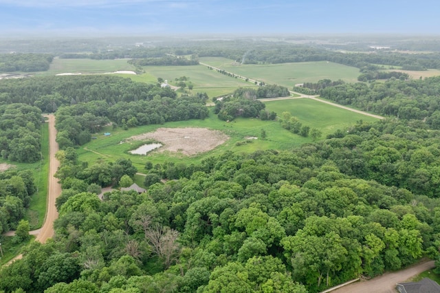 8271 Barton Ave NW, Buffalo, MN 55313 - overview of rural landscape featuring a heavily wooded area