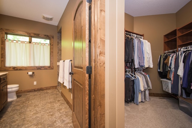 8271 Barton Ave NW, Buffalo, MN 55313 - bathroom with vanity and a walk in closet