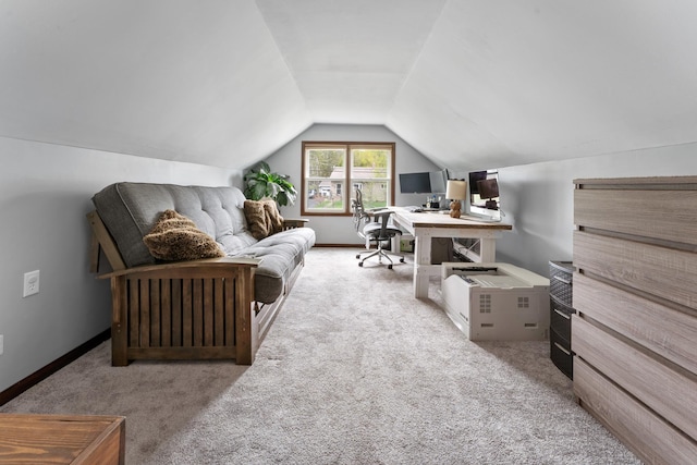 632 Quince St, Duluth, MN 55811 - office with carpet and lofted ceiling