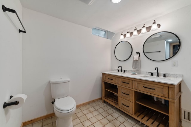 185 Olson Rd, Thomson Twp, MN 55733 - bathroom with double vanity and tile patterned flooring
