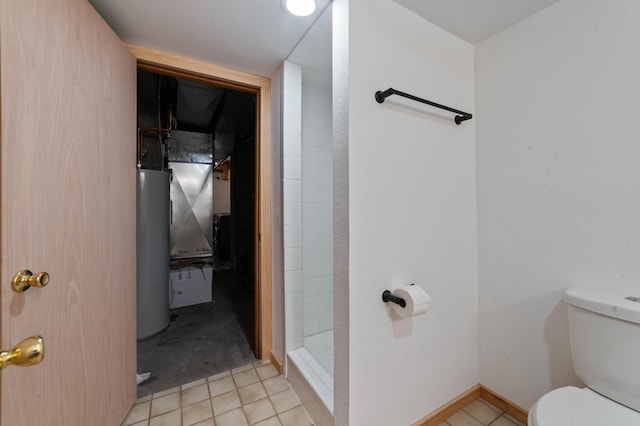185 Olson Rd, Thomson Twp, MN 55733 - full bath with water heater and a stall shower