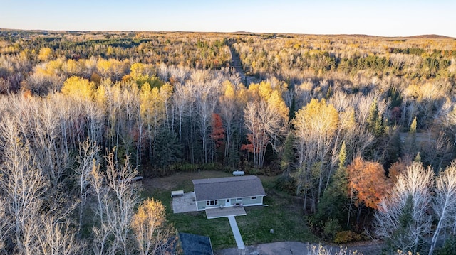 185 Olson Rd, Thomson Twp, MN 55733 - aerial view of property and surrounding area with a heavily wooded area