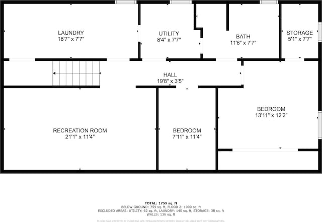 185 Olson Rd, Thomson Twp, MN 55733 - view of room layout