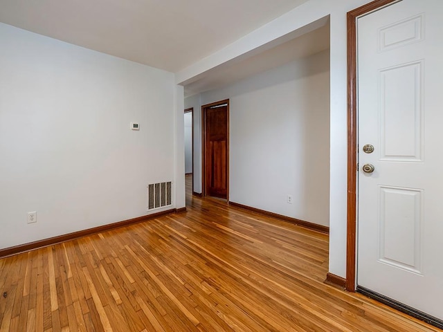 4021 Colfax Ave N, Minneapolis, MN 55412 - empty room with light wood-type flooring and baseboards