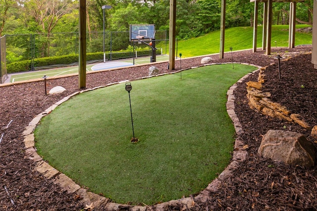 11193 Bluestem Ln, Eden Prairie, MN 55347 - view of yard with an area to practice putting and community basketball court