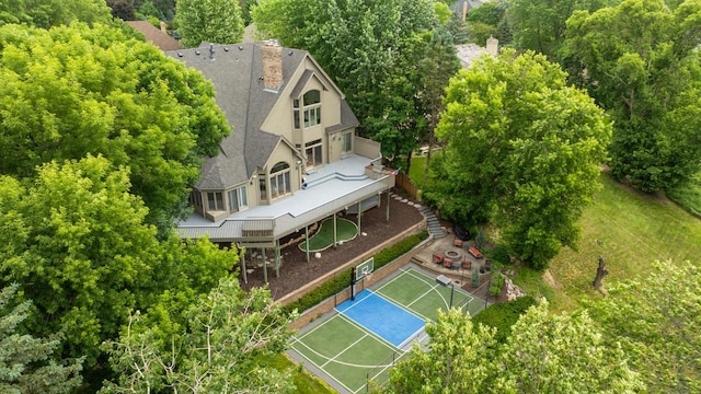 11193 Bluestem Ln, Eden Prairie, MN 55347 - view from above of property