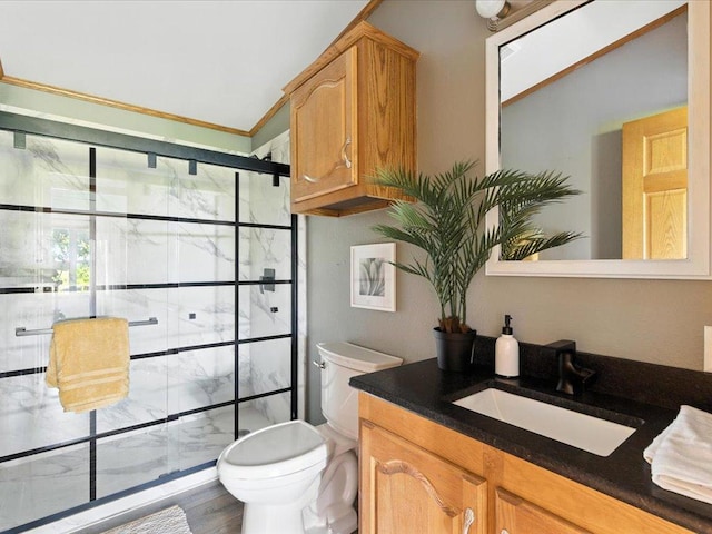 33498 175th St NE, Morrill Twp, MN 56329 - full bath with vanity and a shower stall
