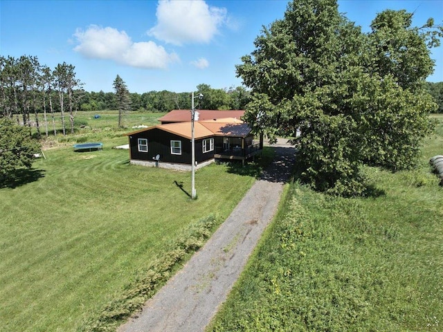 33498 175th St NE, Morrill Twp, MN 56329 - view of front of home featuring dirt driveway and a front yard