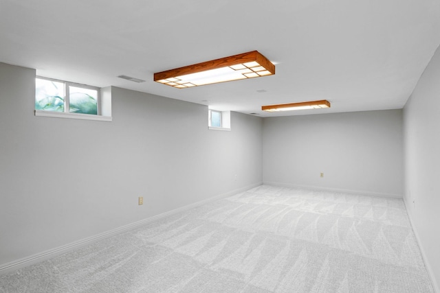 947 Stryker Ave W, Saint Paul, MN 55118 - basement with light colored carpet and baseboards