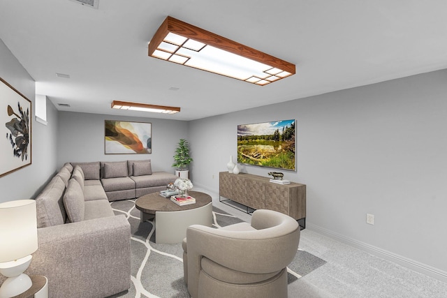 947 Stryker Ave W, Saint Paul, MN 55118 - carpeted living room with baseboards