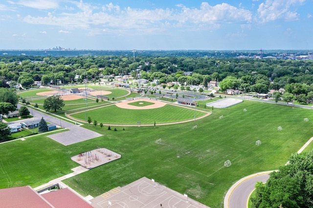 947 Stryker Ave W, Saint Paul, MN 55118 - drone / aerial view of a tree filled landscape