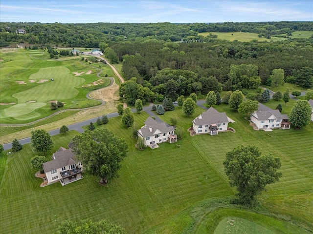238 Muirfield Trl, Hudson, WI 54016 - aerial overview of property's location featuring a golf club