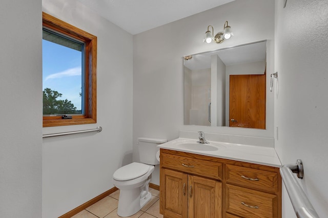 42767 190th Ave, Holding Twp, MN 56340 - bathroom with tile patterned flooring and vanity