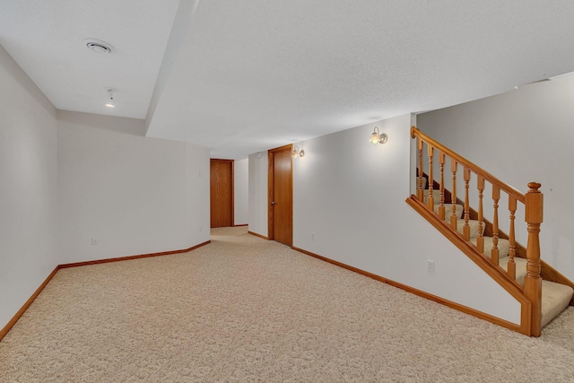 42767 190th Ave, Holding Twp, MN 56340 - carpeted empty room with baseboards and stairs
