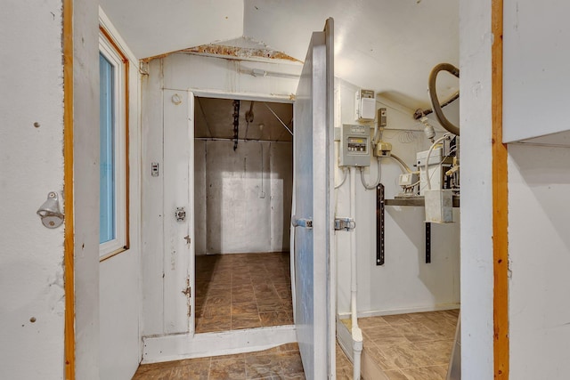 42767 190th Ave, Holding Twp, MN 56340 - corridor featuring lofted ceiling