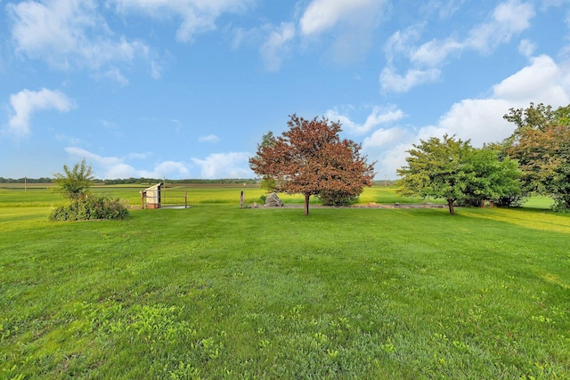 42767 190th Ave, Holding Twp, MN 56340 - view of green lawn featuring a view of countryside