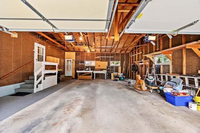226 Ash Ave, Bird Island, MN 55310 - garage featuring a garage door opener