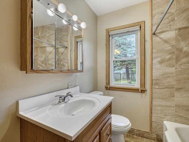 3342 Stinson Blvd, Minneapolis, MN 55418 - full bathroom with vanity and toilet
