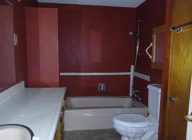 37059 Pinewood Dr, Lawrence Twp, MN 55709 - bathroom with vanity and shower / bath combination