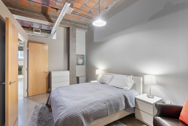 718 Washington Ave N Unit 612, Minneapolis, MN 55401 - bedroom featuring concrete flooring