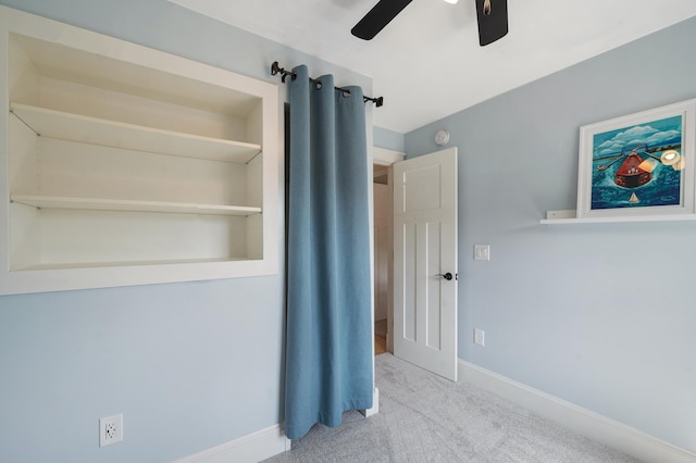 114 Chester Pkwy, Duluth, MN 55805 - unfurnished bedroom featuring carpet flooring and ceiling fan