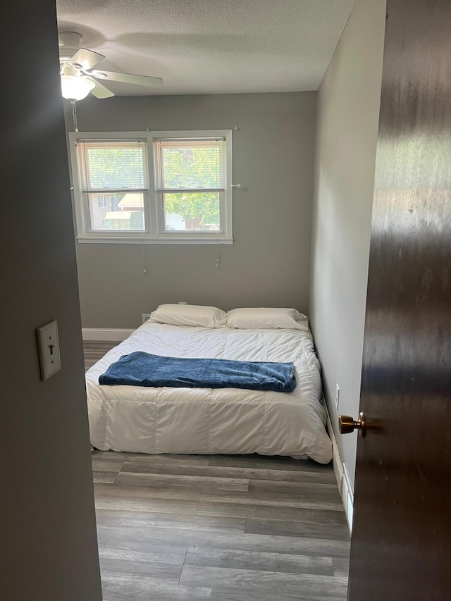 1307 20th St W, Hastings, MN 55033 - bedroom with wood finished floors and a ceiling fan