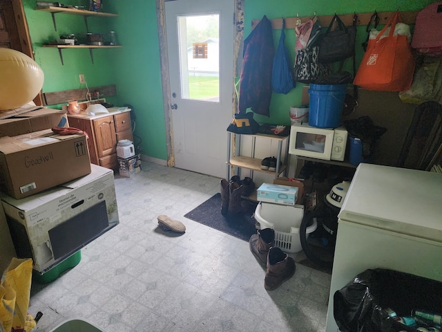 105 Main St, Brownsdale, MN 55918 - washroom featuring light floors and baseboards