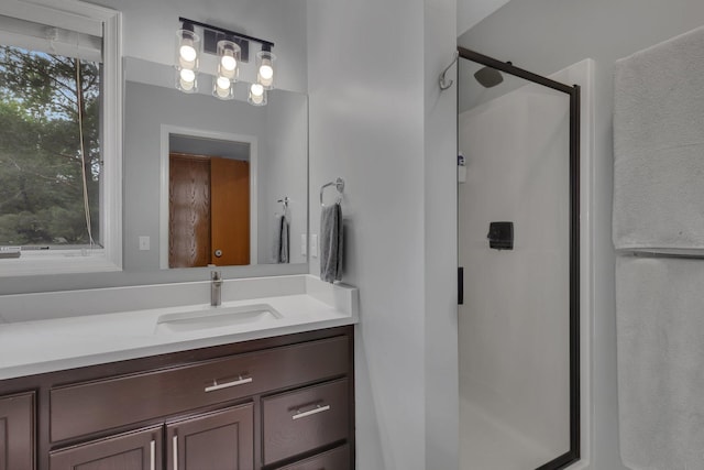 504 3rd St N, Sartell, MN 56377 - full bath with a shower stall and vanity
