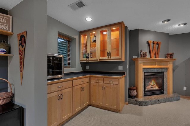 504 3rd St N, Sartell, MN 56377 - bar area with a premium fireplace and recessed lighting