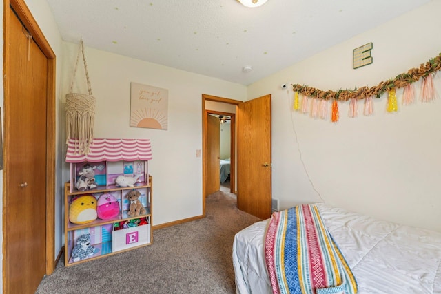 608 Frontier Cir, Belle Plaine, MN 56011 - bedroom with carpet and baseboards