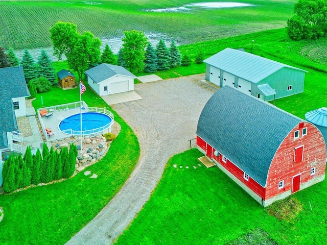 6828 Rhoades Ave SW, Cokato, MN 55321 - aerial view of sparsely populated area with rows of crops