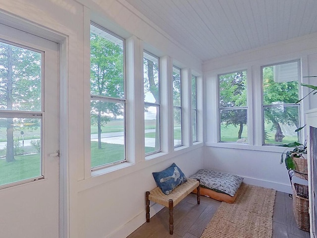 6828 Rhoades Ave SW, Cokato, MN 55321 - sunroom / solarium featuring plenty of natural light and wood finished floors