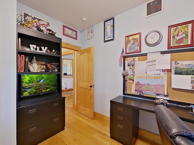 6828 Rhoades Ave SW, Cokato, MN 55321 - office area with light wood-type flooring