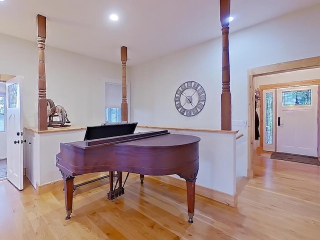 6828 Rhoades Ave SW, Cokato, MN 55321 - foyer entrance with light wood finished floors and recessed lighting