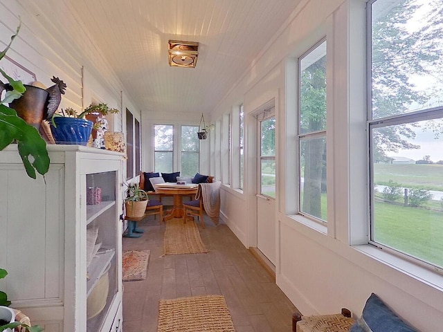 6828 Rhoades Ave SW, Cokato, MN 55321 - sunroom / solarium with wood-type flooring