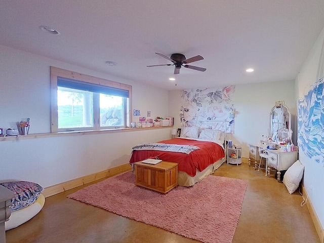 6828 Rhoades Ave SW, Cokato, MN 55321 - bedroom with recessed lighting and ceiling fan