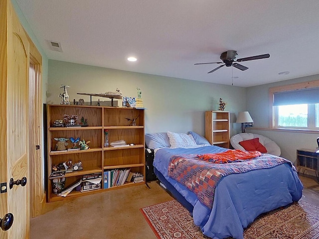 6828 Rhoades Ave SW, Cokato, MN 55321 - carpeted bedroom with a ceiling fan