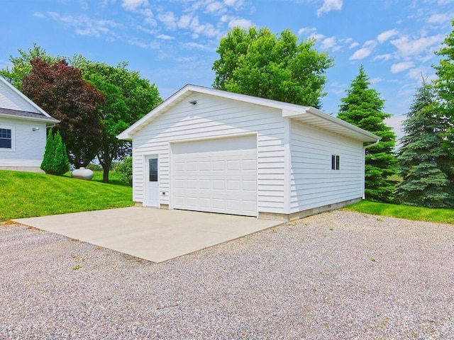 6828 Rhoades Ave SW, Cokato, MN 55321 - detached garage with concrete driveway