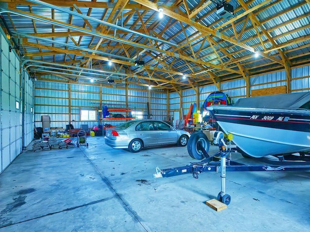 6828 Rhoades Ave SW, Cokato, MN 55321 - garage with metal wall