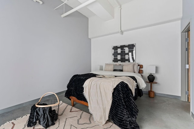 2929 Chicago Ave Unit 1208, Minneapolis, MN 55407 - bedroom featuring finished concrete flooring
