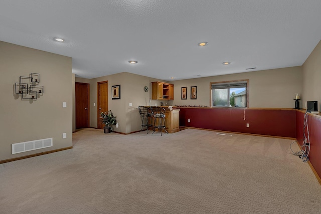 1294 Stone Ridge Rd, Sauk Rapids, MN 56379 - living area featuring light carpet and recessed lighting