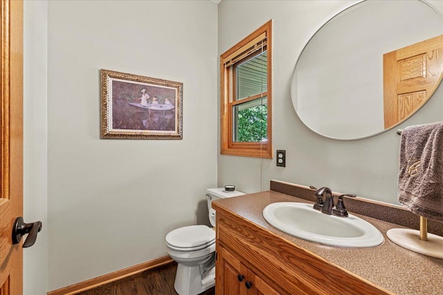 1111 Woods Creek Dr, Delano, MN 55328 - bathroom with vanity and wood finished floors
