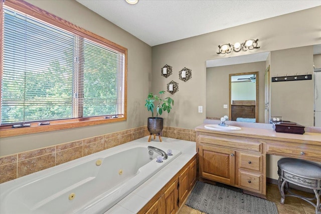 1111 Woods Creek Dr, Delano, MN 55328 - full bath featuring a tub with jets and vanity